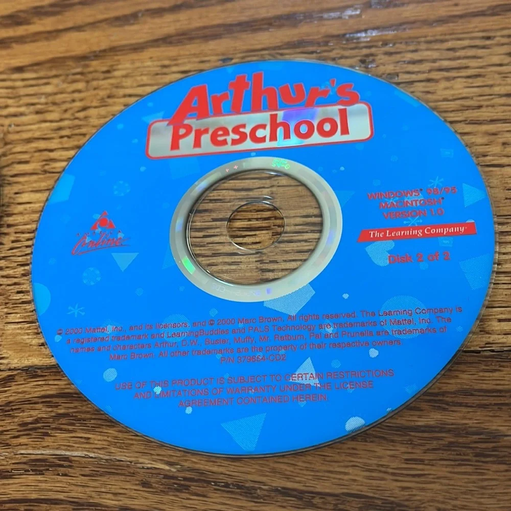Author’s Preschool 2 Disc PC CD-rom
